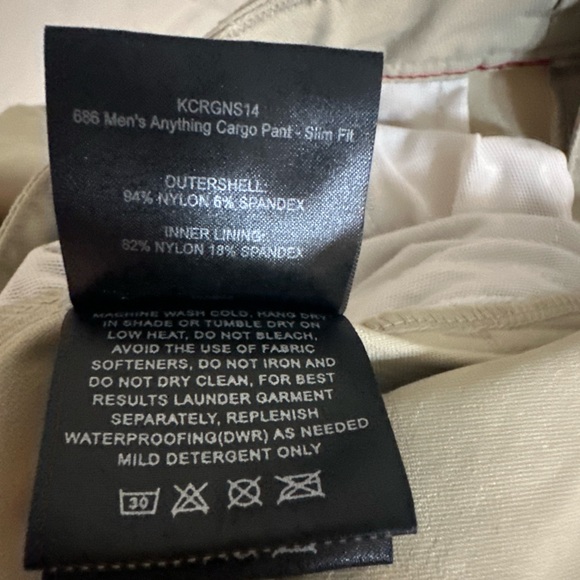 Men's 686 Anything Cargo Pant - Picture 7 of 8